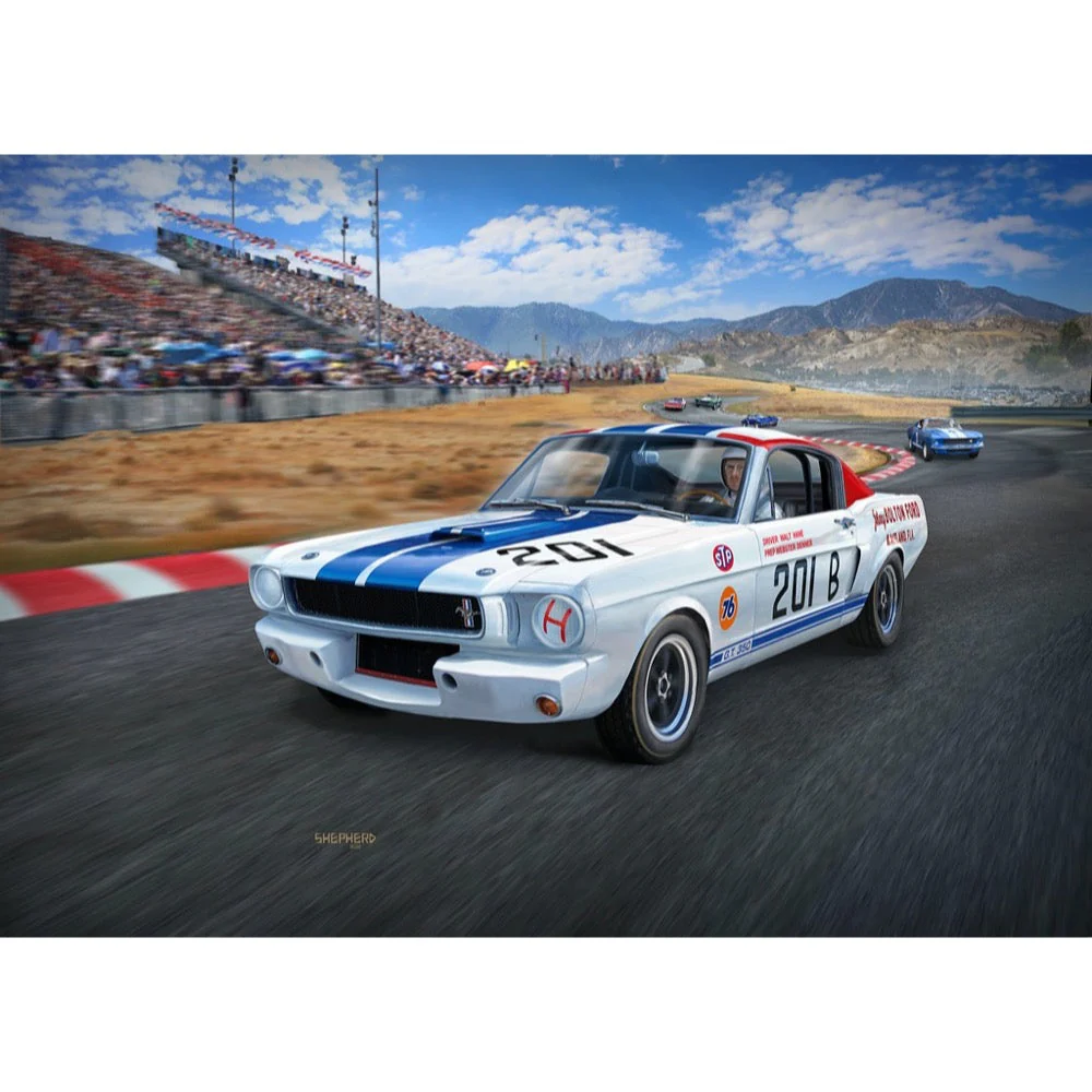 Revell 67716 1/24 1966 Shelby GT 350 R Starter Set - Image 7
