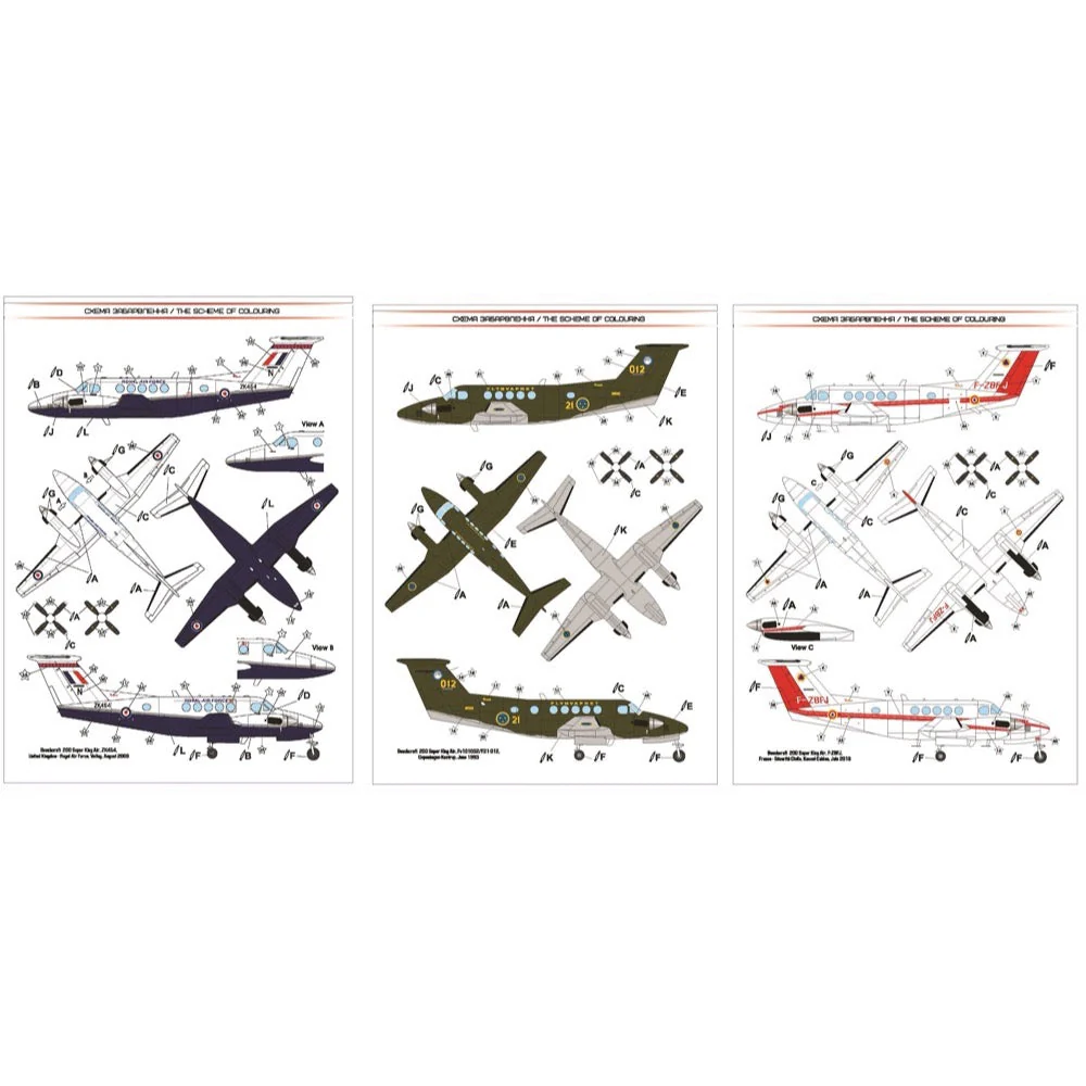 A&A Models 7224 1/72 Beechcraft 200 Super King Air - Image 3