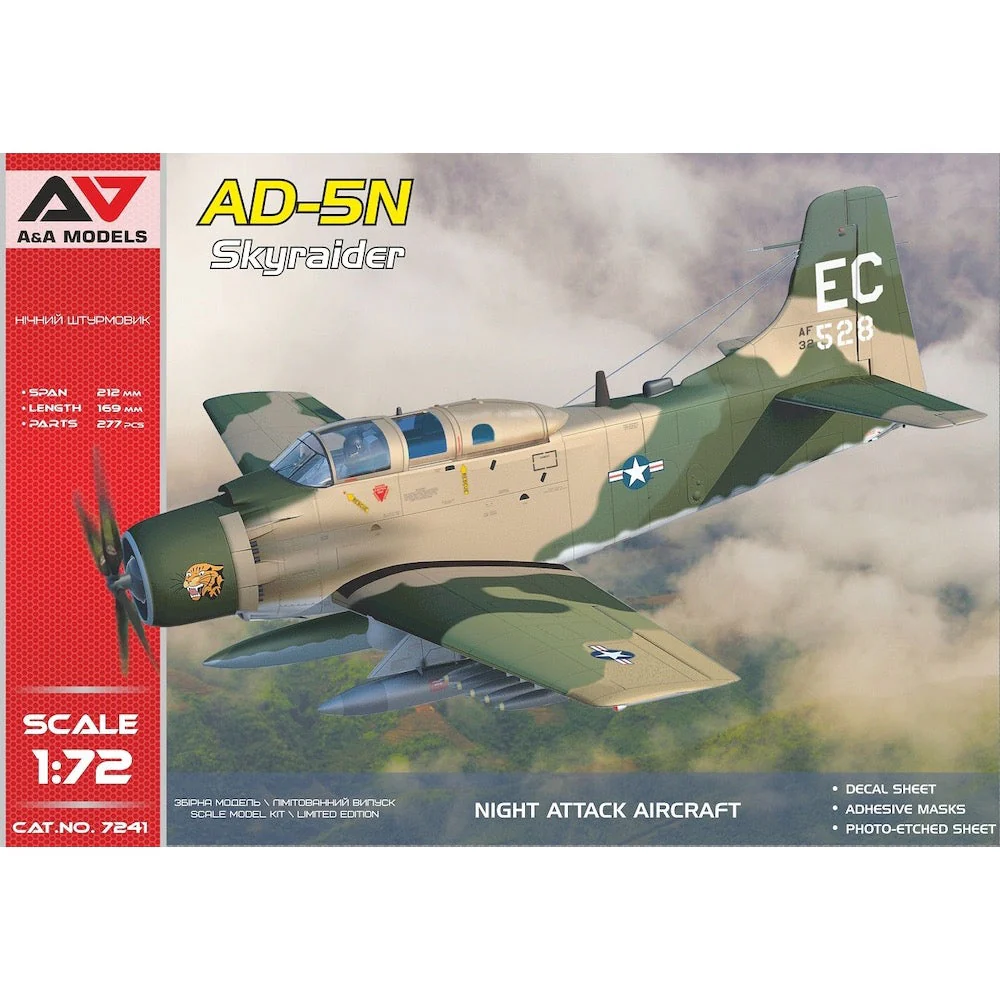 A&A Models 7241 1/72 Douglas AD-5N / A1-G Skyraider