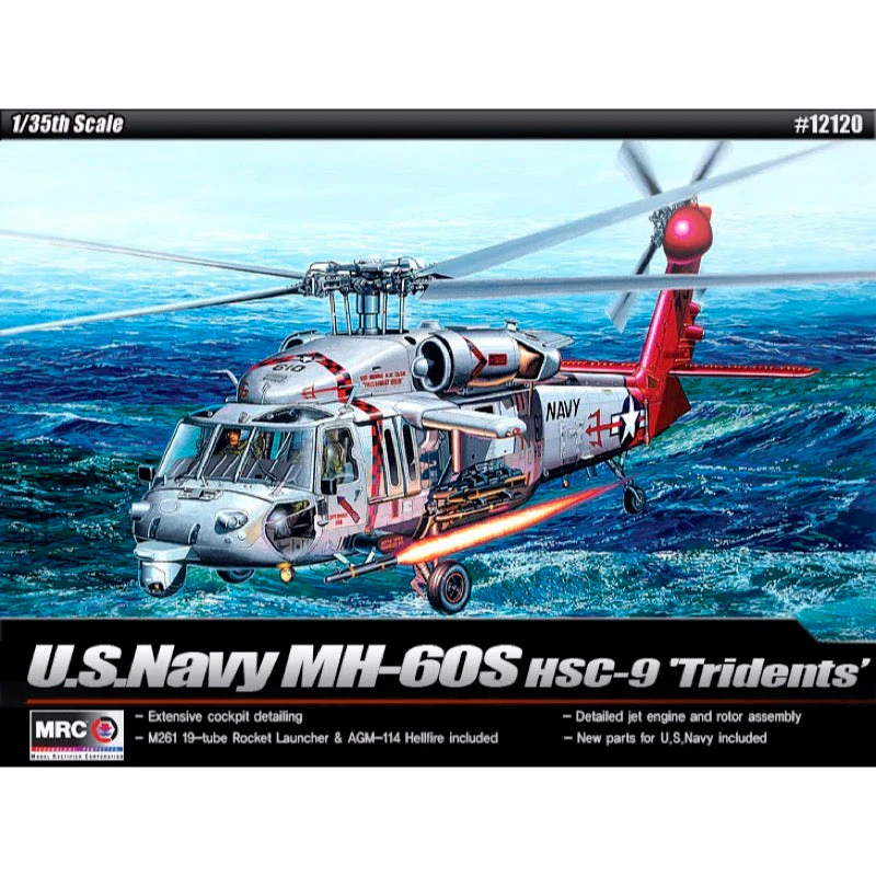 Academy 12120 1/35 MH-60S HSC-9 "Tridents" Seahawk - Image 12