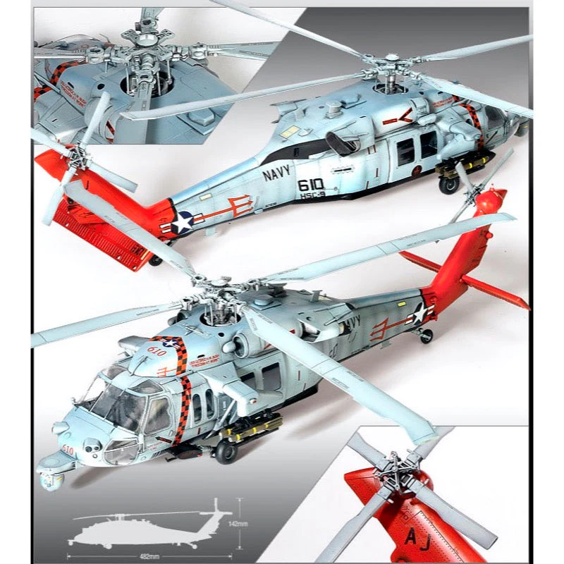 Academy 12120 1/35 MH-60S HSC-9 "Tridents" Seahawk - Image 5