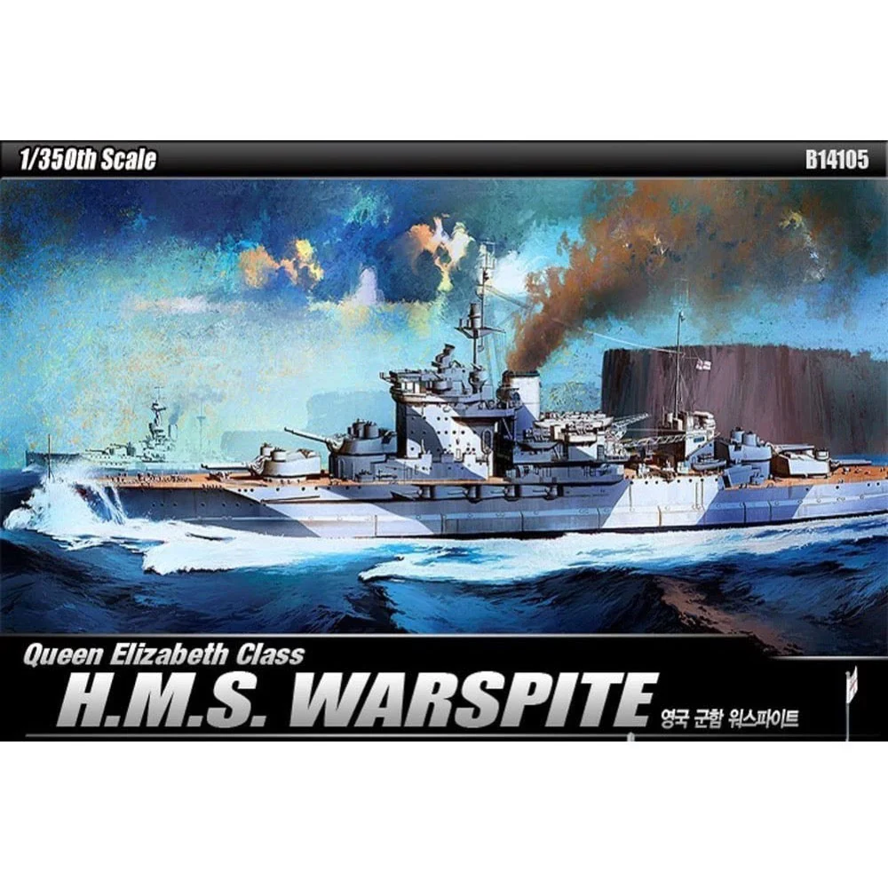 Academy 14105 1/350 H.M.S. Warspite Queen Elizabeth Class - Image 7