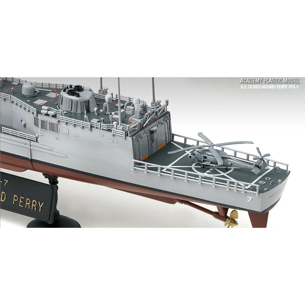 Academy 14102 1/350 USS Oliver Hazard Perry Frigate - Image 6