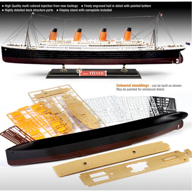 Academy 14215 1/400 RMS Titanic White Star Line - Image 4