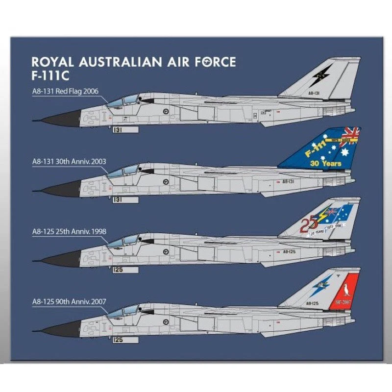 Academy 12220 1/48 F-111C RAAF Aardvark With Australian Decals - Image 14