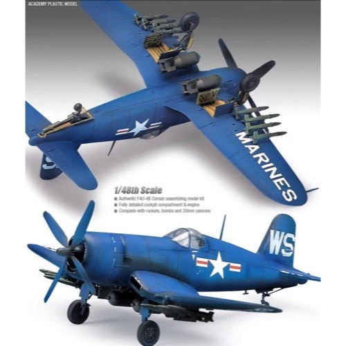 Academy 12267 1/48 Vought F4U-4B Corsair - Image 3