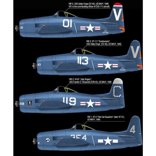 Academy 12313 1/48 F8F-1/2 "USS Tarawa" Le: Bearcat - Image 3