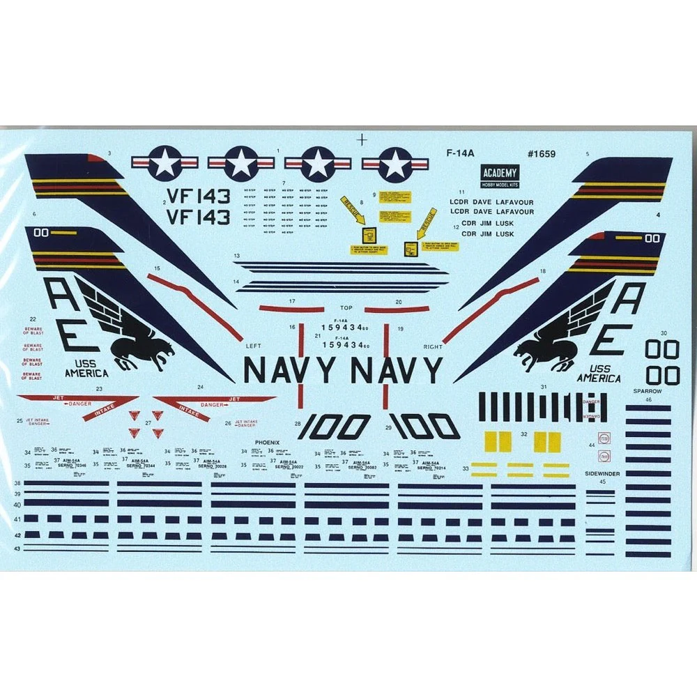 Academy 12253 1/48 F-14A Tomcat - Image 4