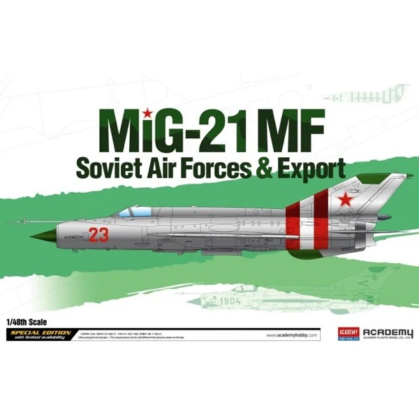 Academy 12311 1/48 MIG-21 MF "Soviet Air Force & Export" Le: