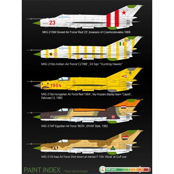 Academy 12311 1/48 MIG-21 MF "Soviet Air Force & Export" Le: - Image 7