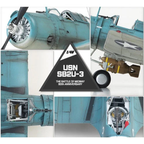 Academy 12350 1/48 USN SB2U-3 "Battle of Midway" 80th Anniversary - Image 5