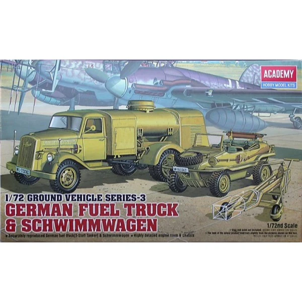 Academy 13401 1/72 German Fuel Tank and Schwimm