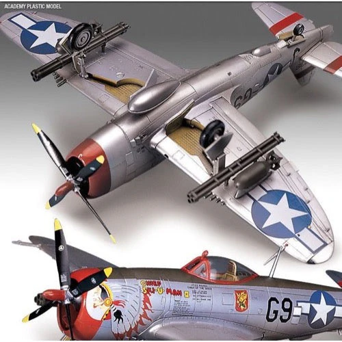 Academy 12491 1/72 P-47D "Bubble-Top" Thunderbolt - Image 3