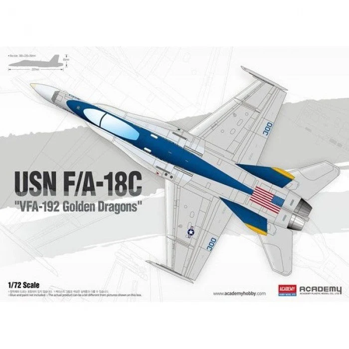 Academy 12564 1/72 USN F/A-18C VFA-192 Golden Dragons
