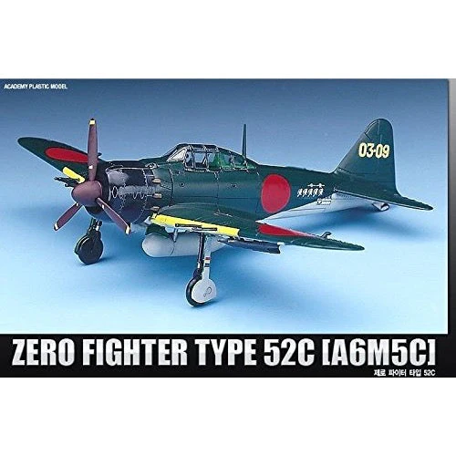 Academy 12493 1/72 Zero Fighter Type 52C (A6M5C) - Image 2