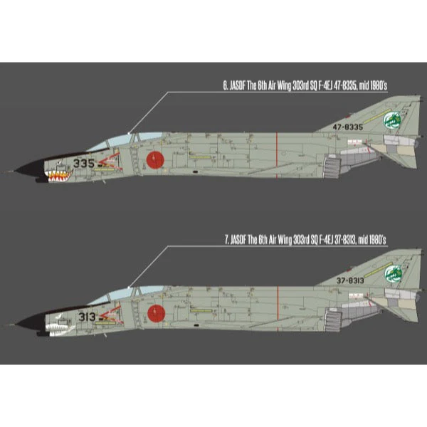 Academy 12133 1/32 USAF F-4E "Vietnam War" (8 Decal sets included) Aus Decals - Image 11
