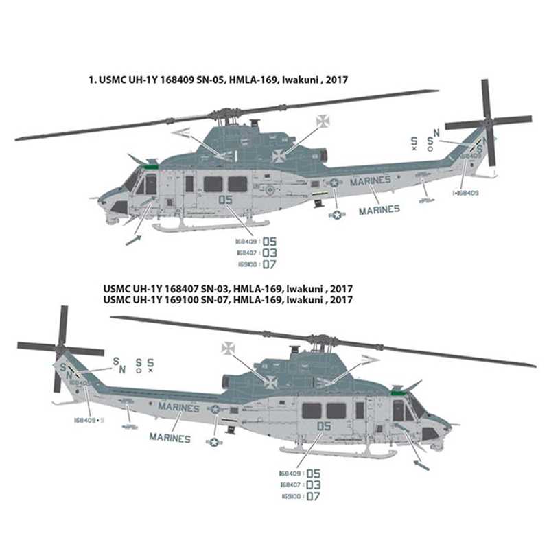 Academy 12138 1/35 USMC UH-1Y Venom - Image 14