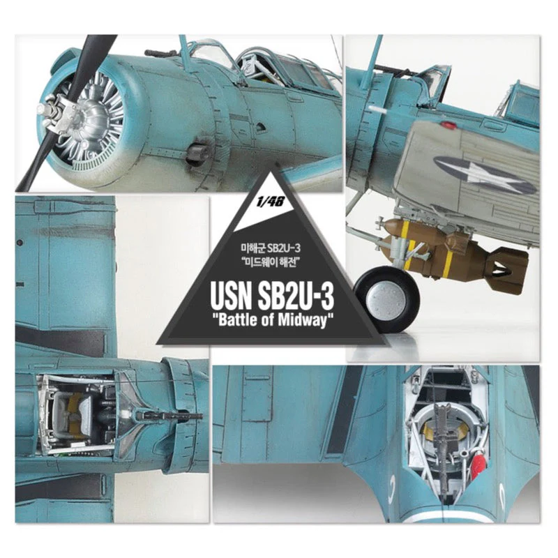 Academy 12324 1/48 SB2U-3 "Battle of Midway" - Image 6