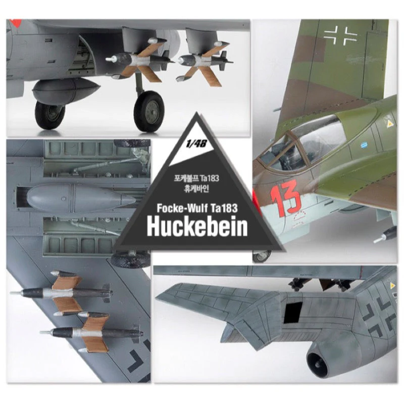 Academy 12327 1/48 Focke-Wulf Ta-183 Huckebein - Image 8