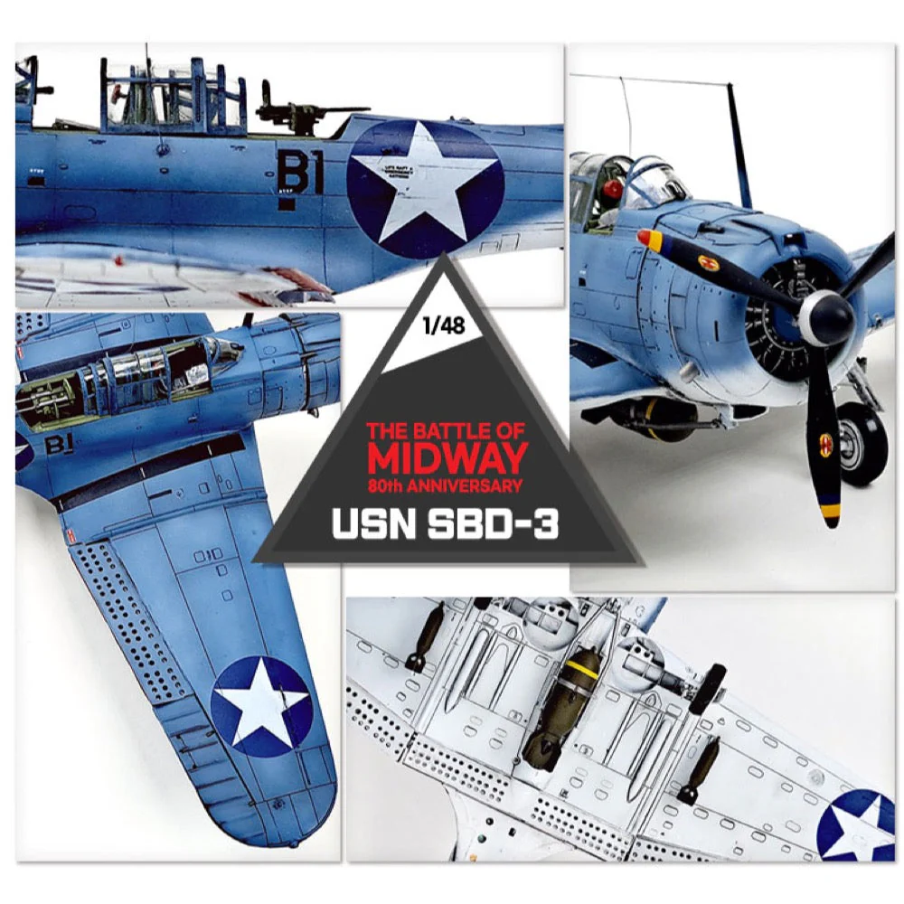 Academy 12345 1/48 USN SBD-3 "Battle of Midway" - Image 14
