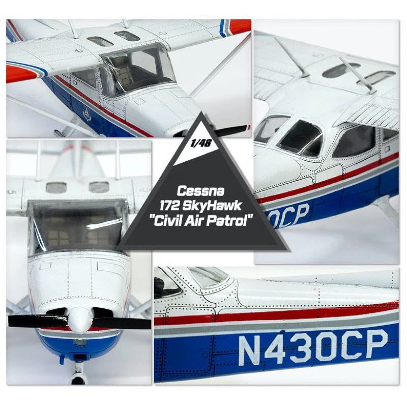 Academy 12367 1/48 Cessna 172 Skyhawk Civil Air Patrol - Image 10