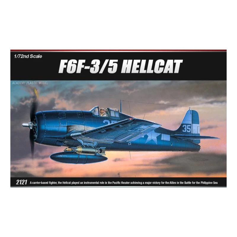 Academy 12481 1/72 F6F-3/5 Hellcat