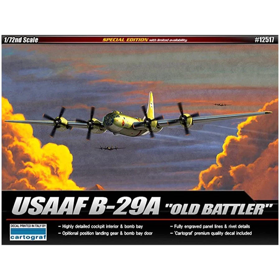 Academy 12517 1/72 USAAF B-29A "Old Battler" Superfortress