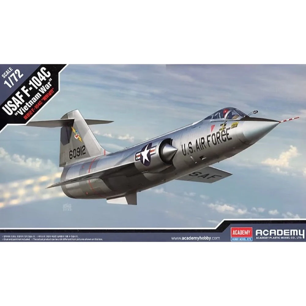 Academy 12576 1/72 Lockheed USAF F-104C Starfighter Vietnam War
