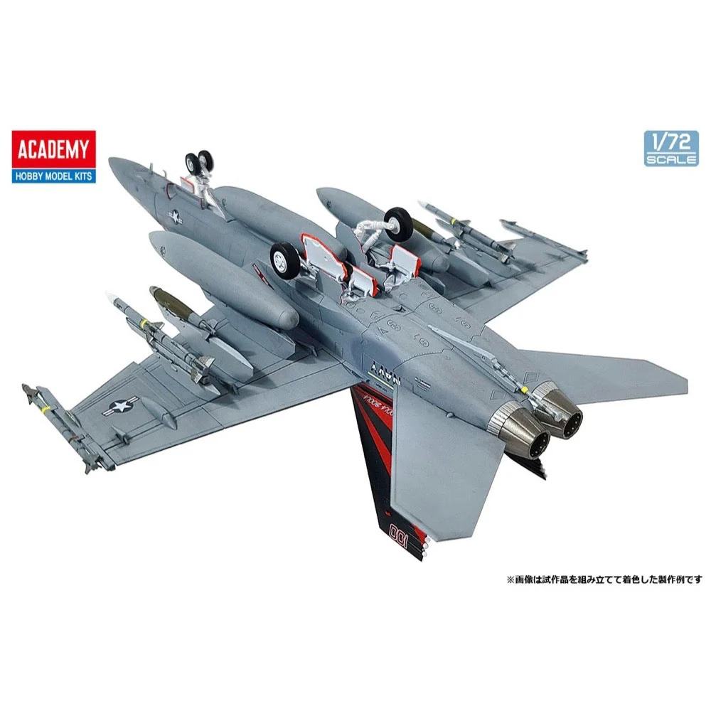 Academy 12577 1/72 Boeing F/A-18F VFA-154 Black Knights US Navy - Image 5