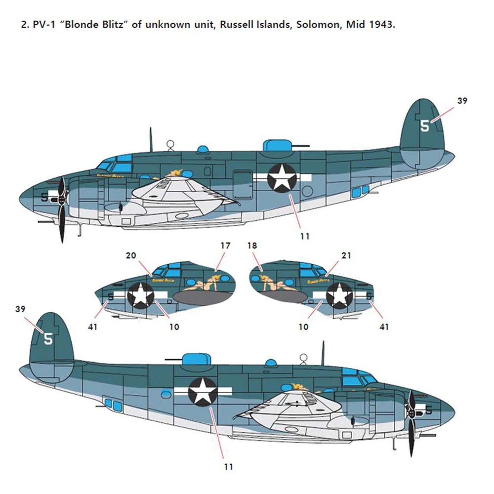 Academy 12587 1/72 Lockheed PV-1 Patrol Bomber [Aus Decals] - Image 4