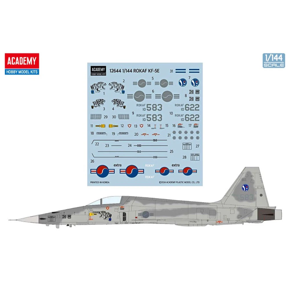 Academy 12644 1/144 Northrop RF-5E Tiger II - Image 2