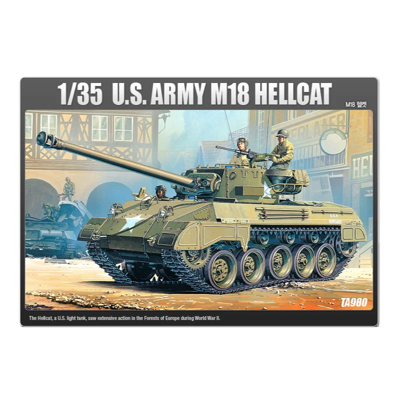 Academy 13255 1/35 US Army M18 Hellcat - Image 2