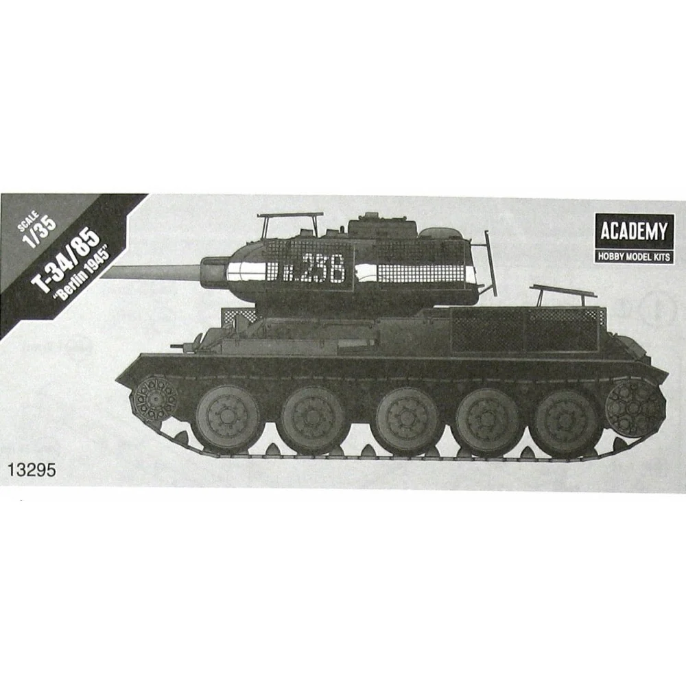 Academy 13295 1/35 T-34/85 No.183 Factory Berlin 1945 - Image 5