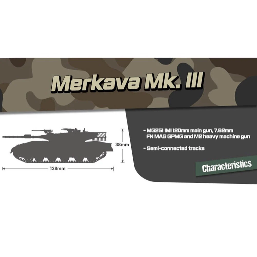 Academy 13429 1/72 Merkava Mk. III - Image 4