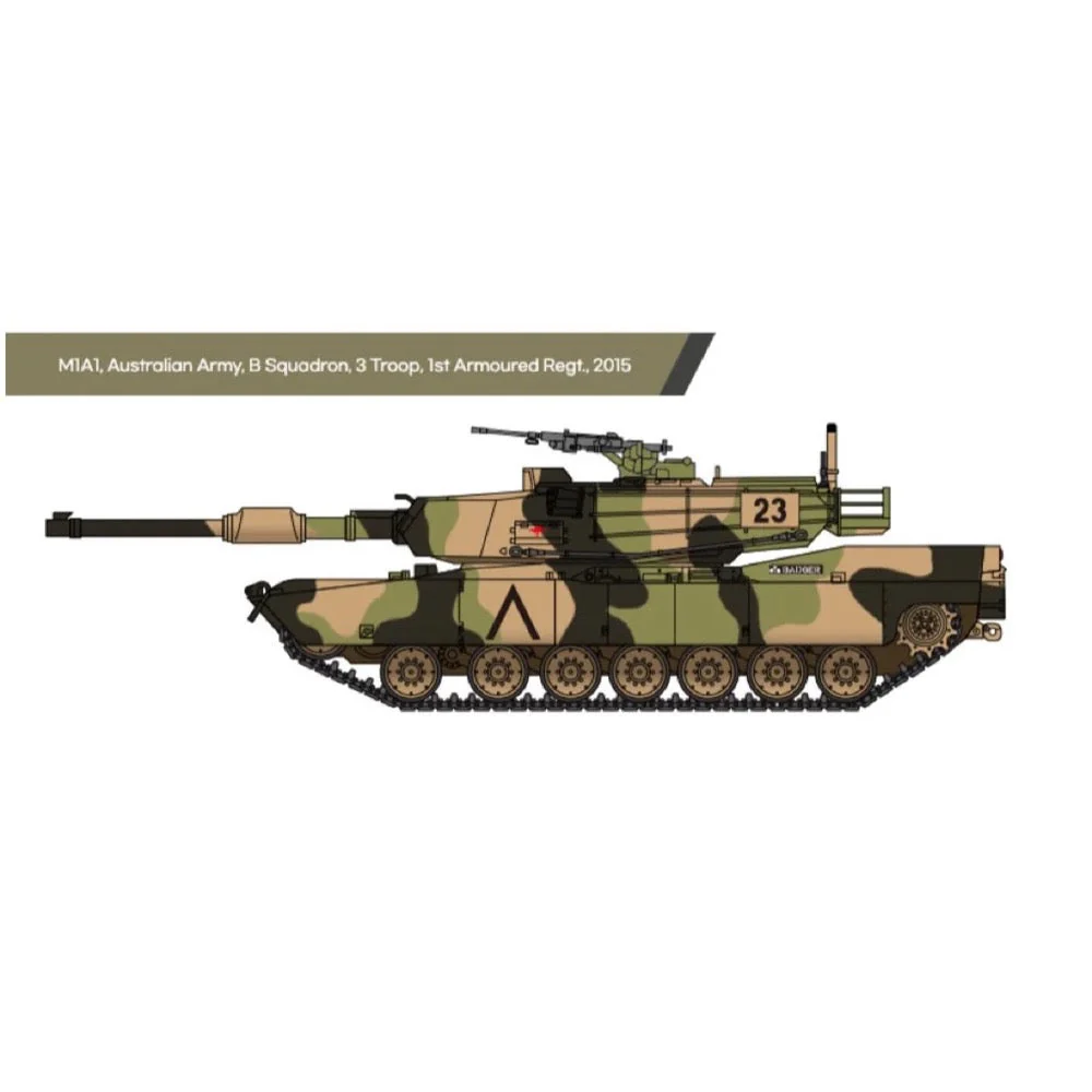 Academy 13430 1/72 USMC M1A1 - Image 3