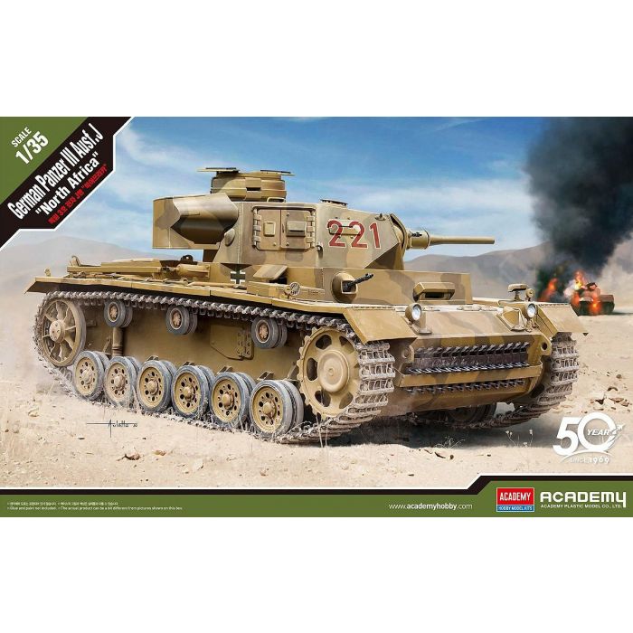 Academy 13531 1/35 German Panzer III Ausf.J North Africa