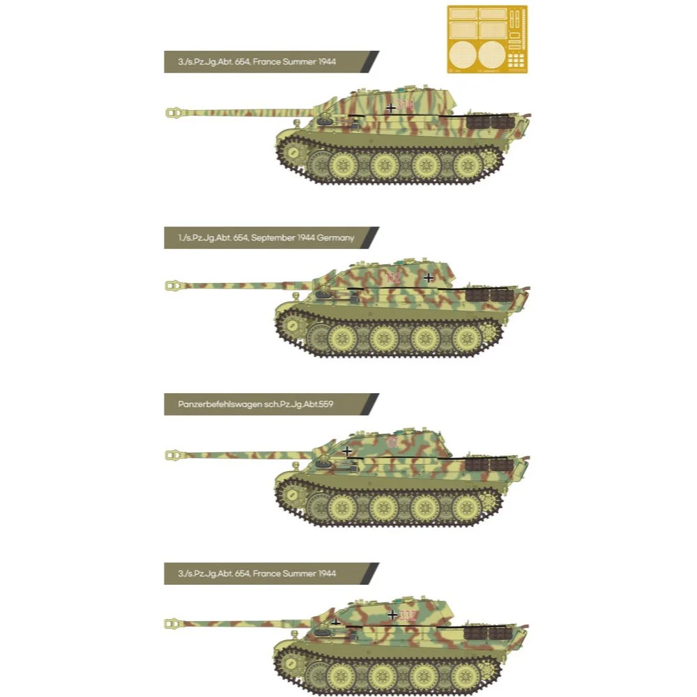 Academy 13539 1/35 German Sd.kfz.173 Jagdpanther Ausf.G1 - Image 8