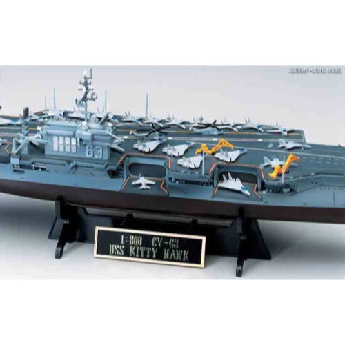 Academy 14210 1/800 Carrier USS Kitty Hawk 1444 - Image 3
