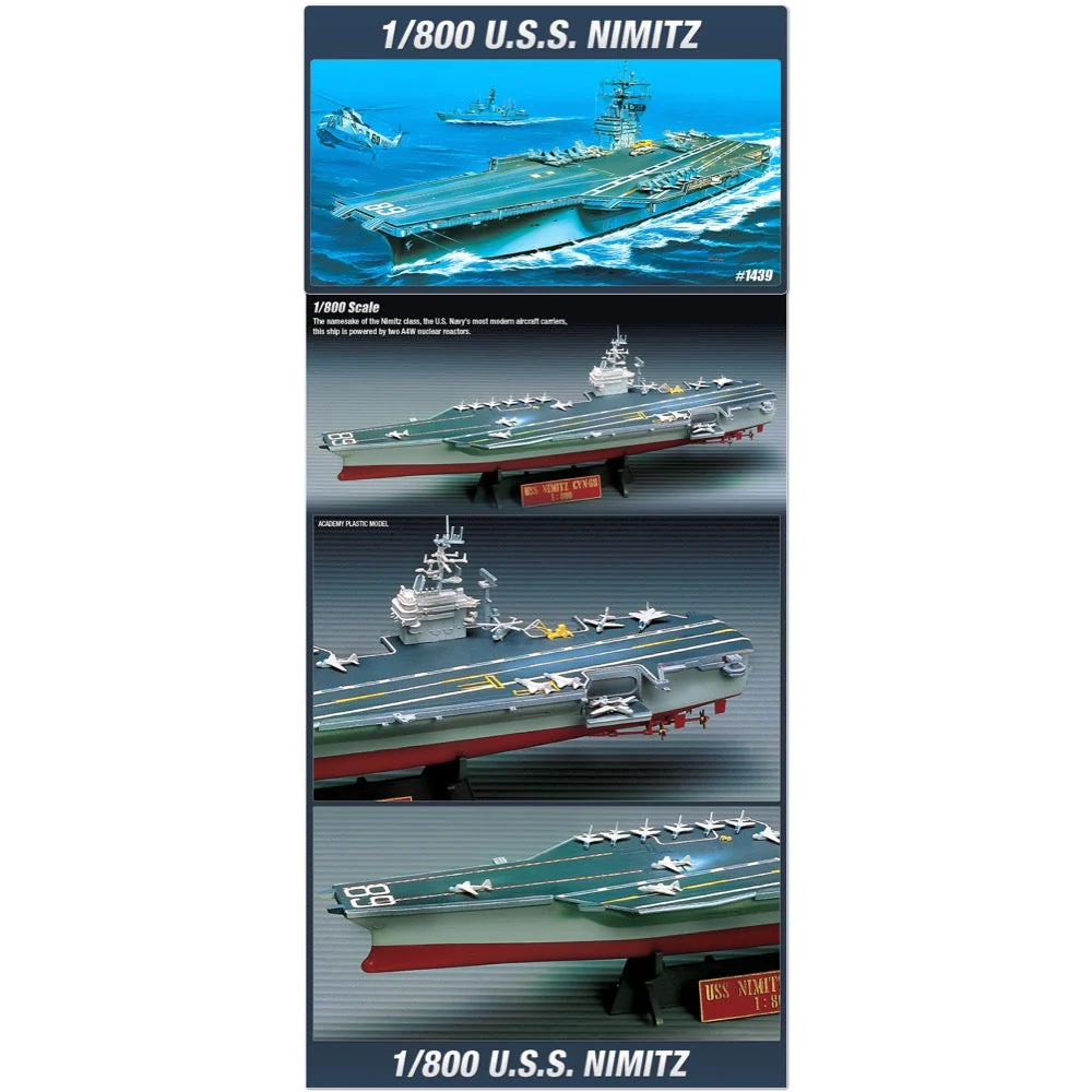 Academy 14213 1/800 USS Nimitz Aircraft Carrier - Image 2