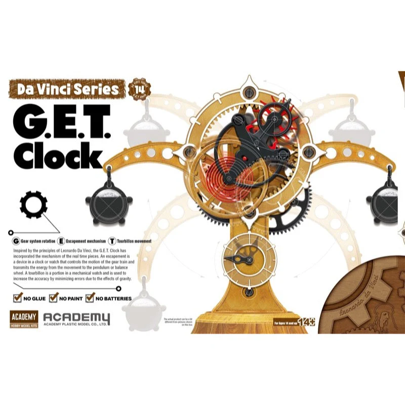 Academy 18185 DaVinci G.E.T. Clock - Image 2
