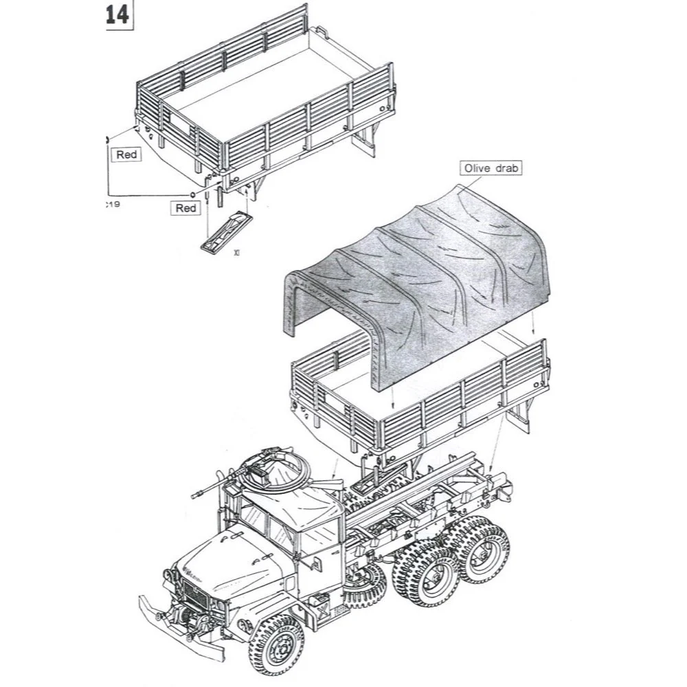 AFV 35004 1/35 M35A2 2 1/2T Cargo Tank - Image 4
