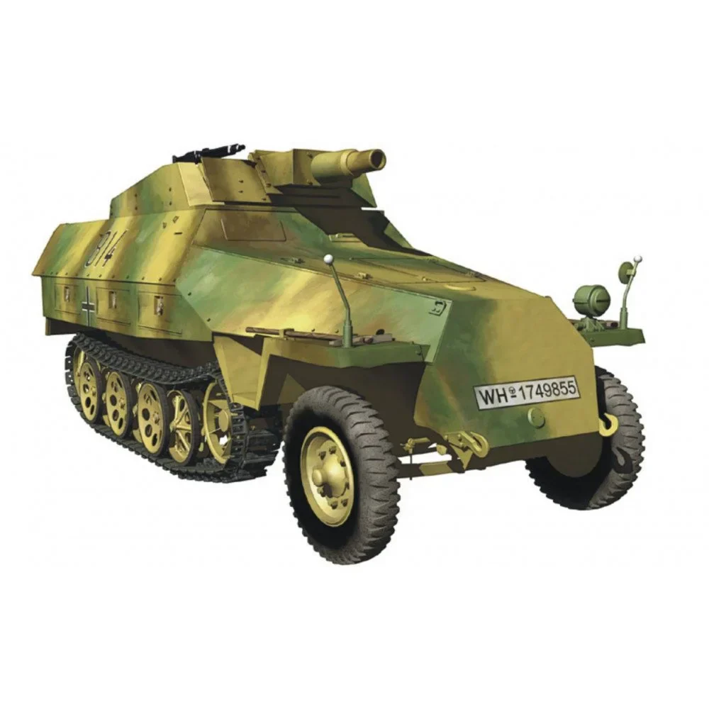 AFV 35068 1/35 SDKFZ251 D/9 75mm Gun Truck - Image 2