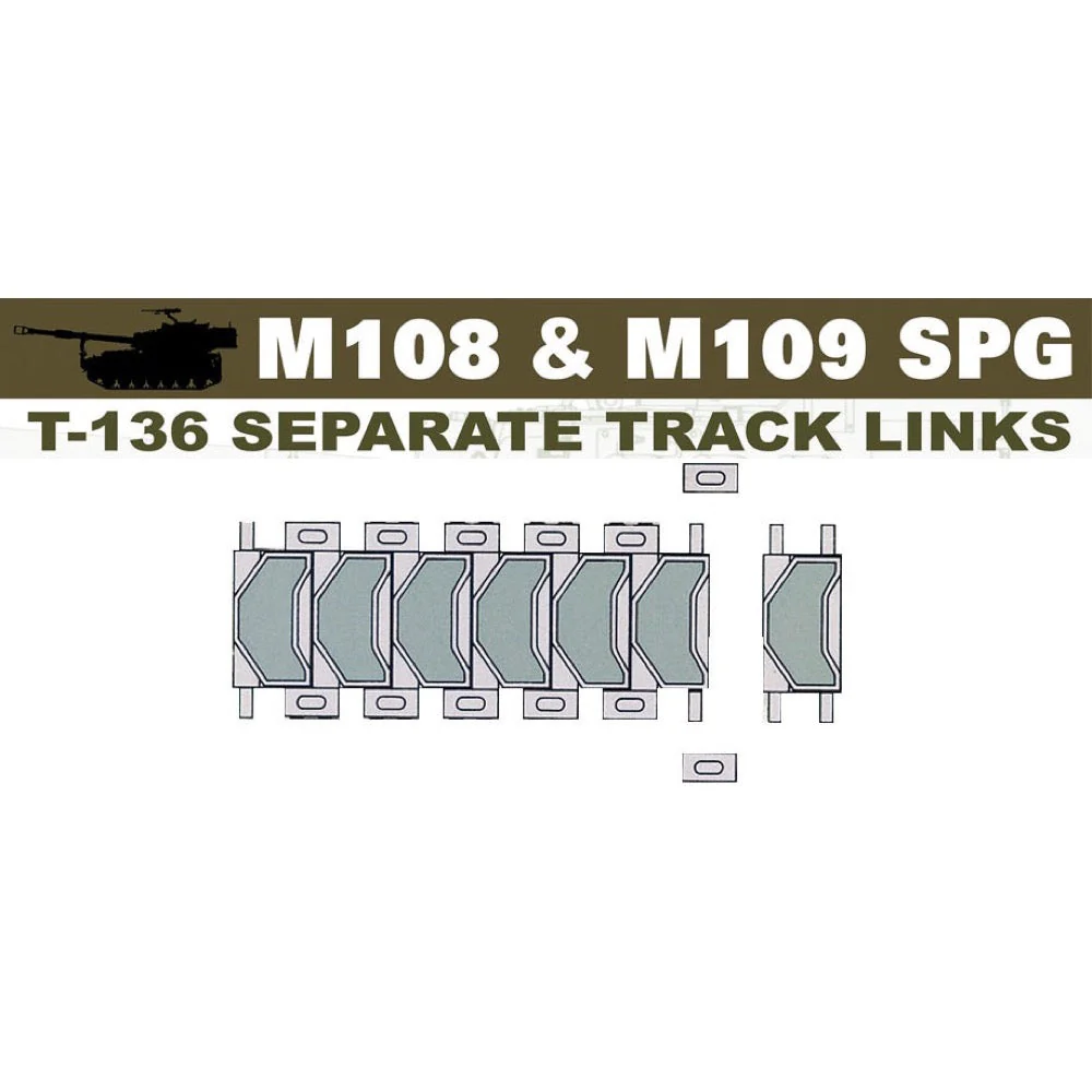 AFV 35S23 1/35 T-136 Track For M108/M109 (Workable) Conversion Kit - Image 2