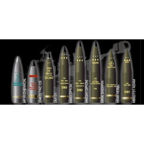 AFV AG35039 1/35 155mm Howitzer Ammo Set (Brass) - Image 2
