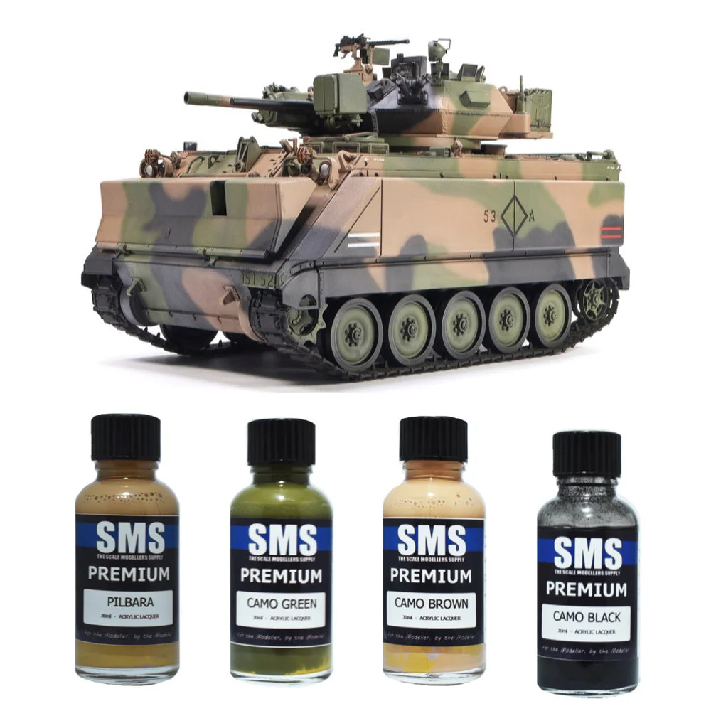 AFV Club 1/35 Australian Army M113A1 MRV and SMS SET02a Auscam Modern Colour Set Bundle - Image 2