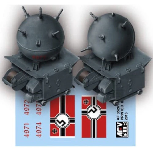 AFV 35261 1/35 WWII German EMC Naval Mines - Image 3