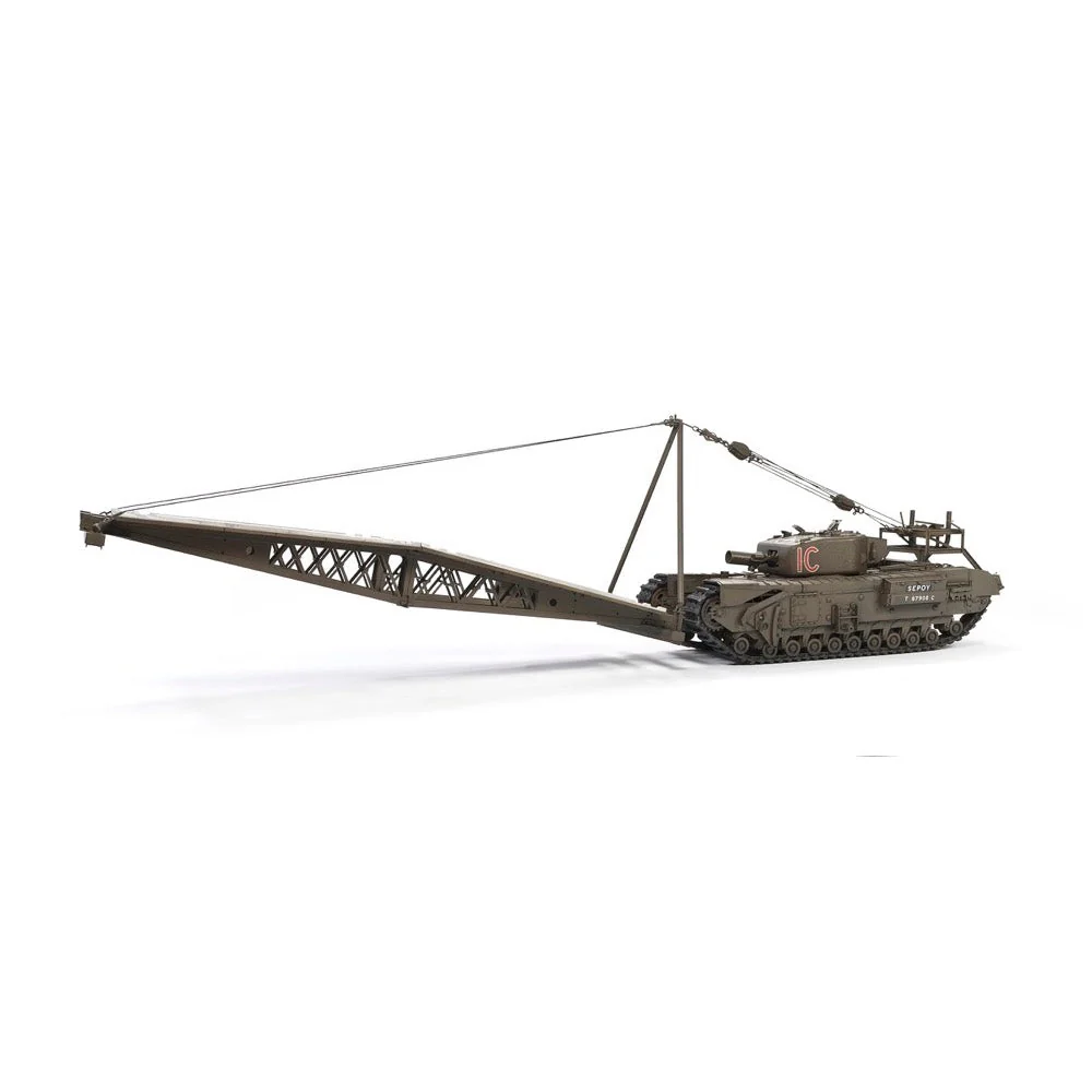 AFV 35342 1/35 Churchill Mk IV AVRE with SBG Bridge WWII Small Box Girder Bridge - Image 2