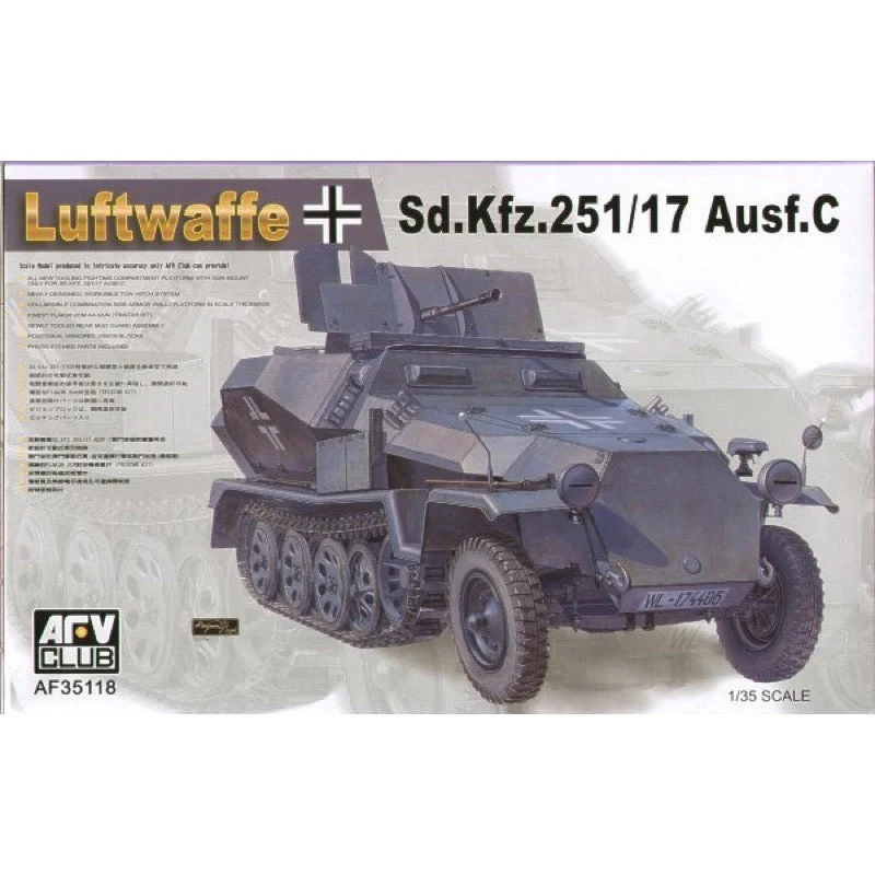AFV 35118 1/35 German Sd.Kfz.25 Ausf.C. (Late Type)