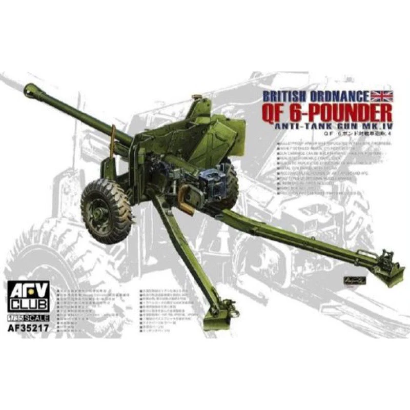 AFV 35217 British Mk.4 6pdr Anti-tank Gun