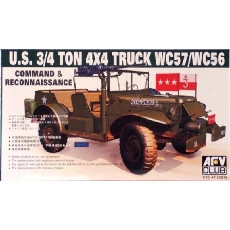 AFV 35S16 1/35 Wc57 3/4T Weapons Command Car